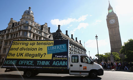 Liberty response to Home Office van